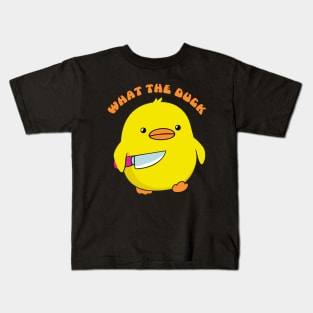 I Choose Violence Funny Duck Kids T-Shirt